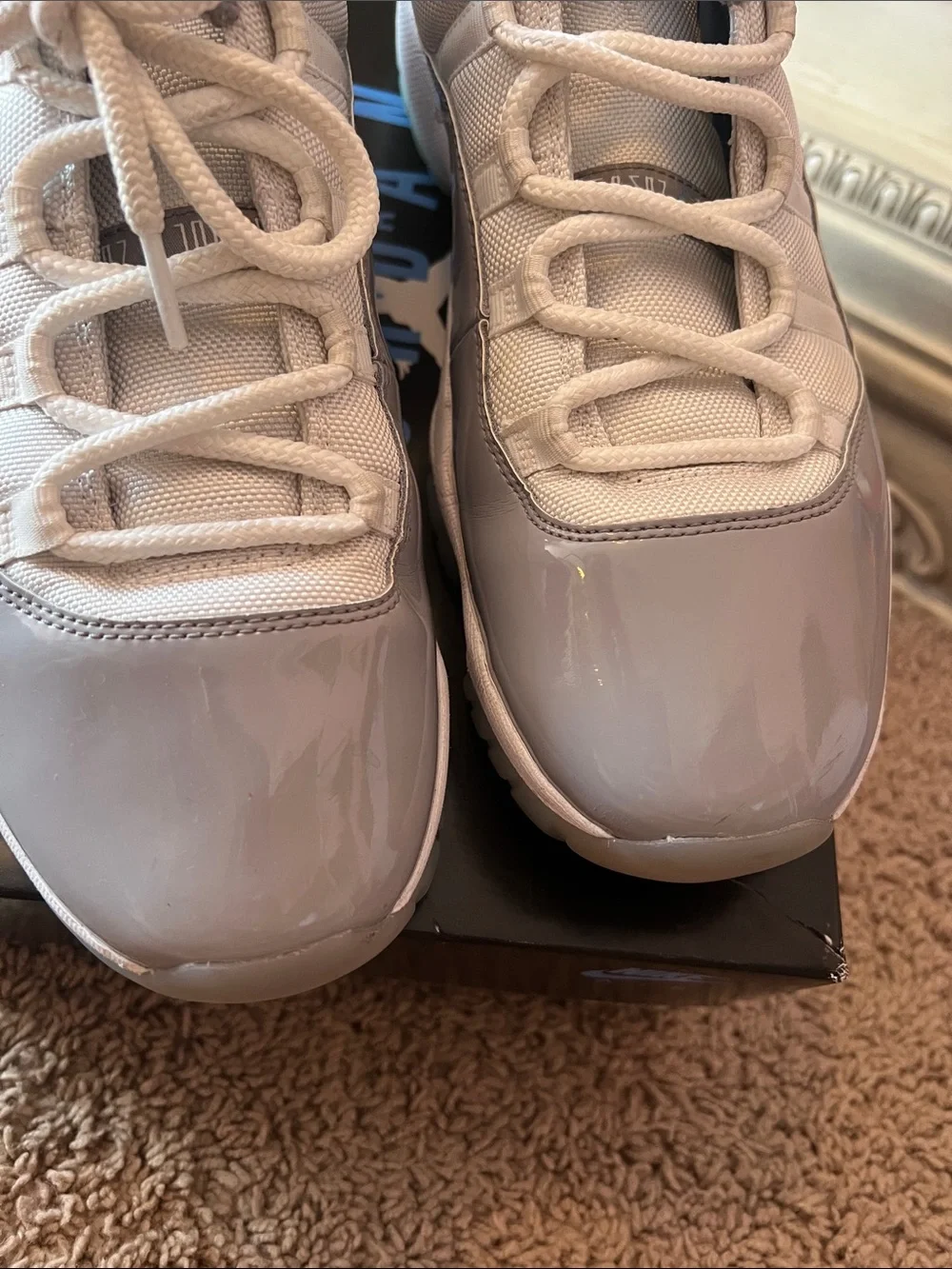 Air Jordan retro 11 low cement gray. 11.5 men’s